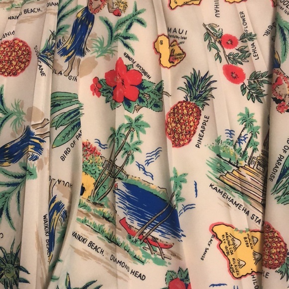 J.crew Hawaiian midi skirt size 8 - Picture 3 of 3